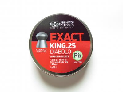 JSB　キング　 非鉛弾　6.35mm　150発入り